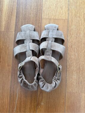 Madewell Taupe Fisherman Sandals